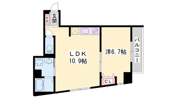 大久保駅 徒歩6分 3階の物件間取画像